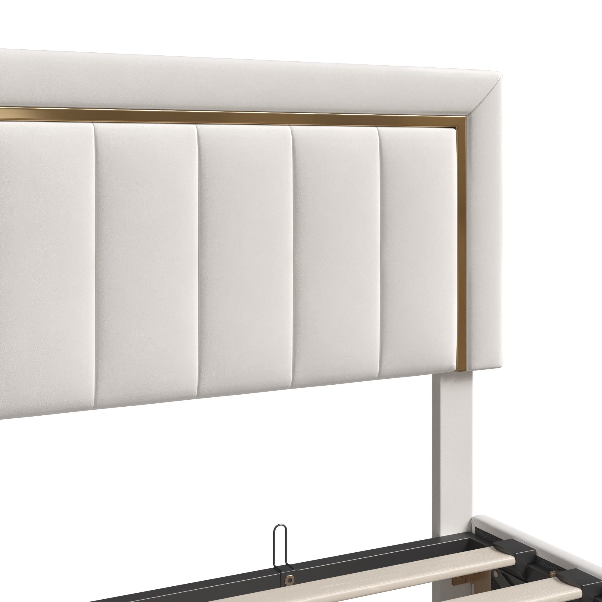 Stauraumbett Polsterbett Doppelbett-beige