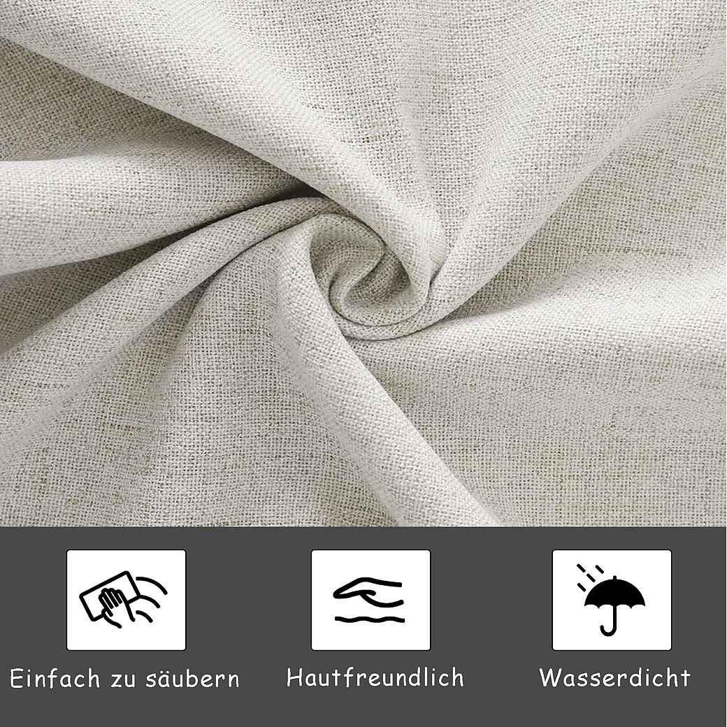 Polsterbett LED hydraulisches Doppelbett-beige