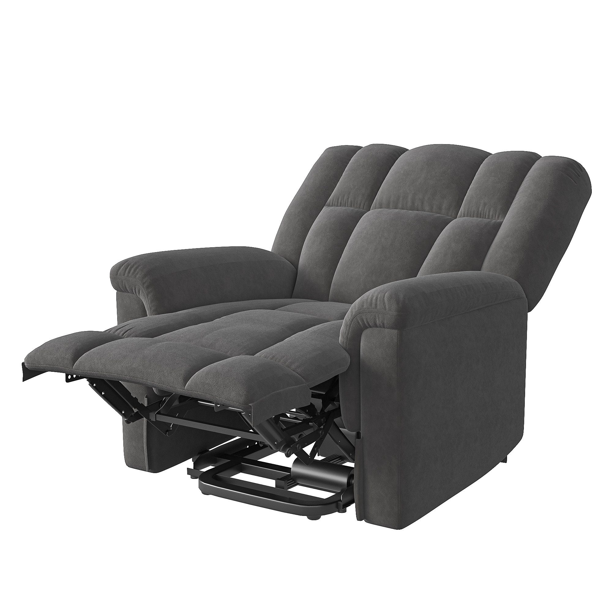TV-Sessel Elektrischer Massage-Entspannungssessel, Schlafsessel, Fernsehsessel-grau